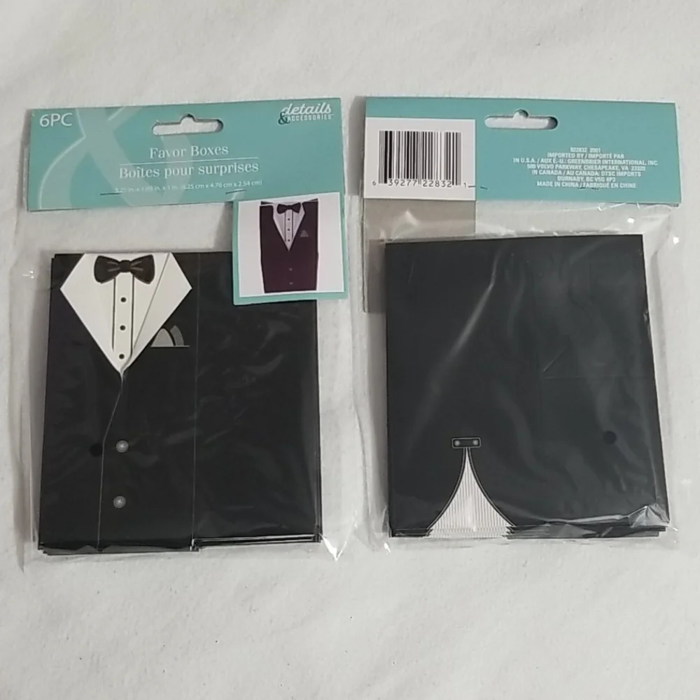 👰🤵 NEW Bride & Groom Wedding Favor Boxes
